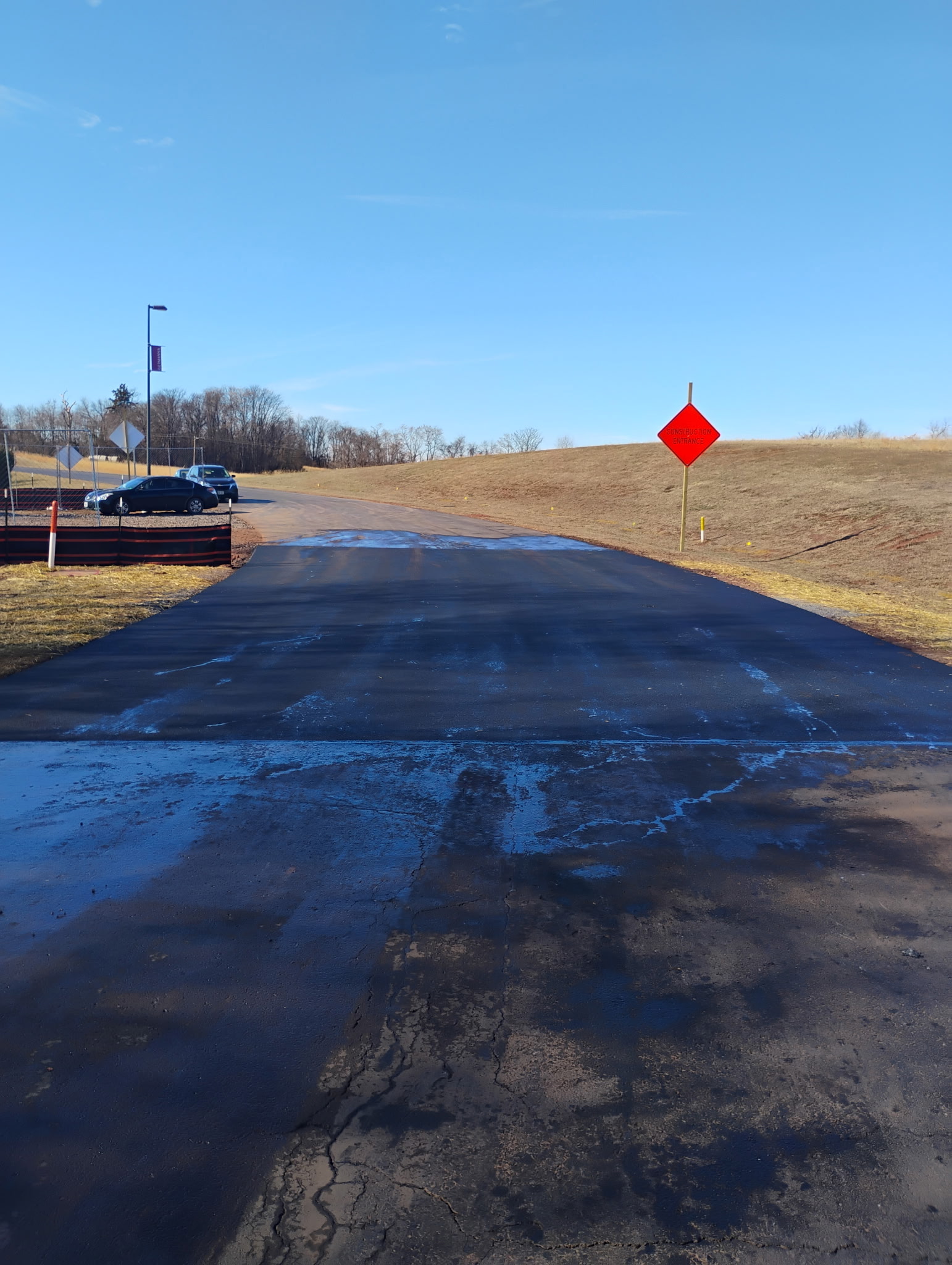 Asphalt entrance project